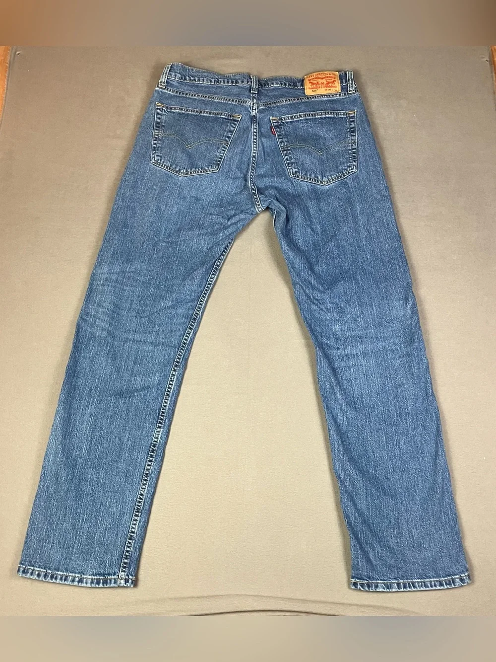 Levis 505 Jeans Men’s Size 36x32 Regular Fit Straight Leg Blue Denim (Lot of 3).